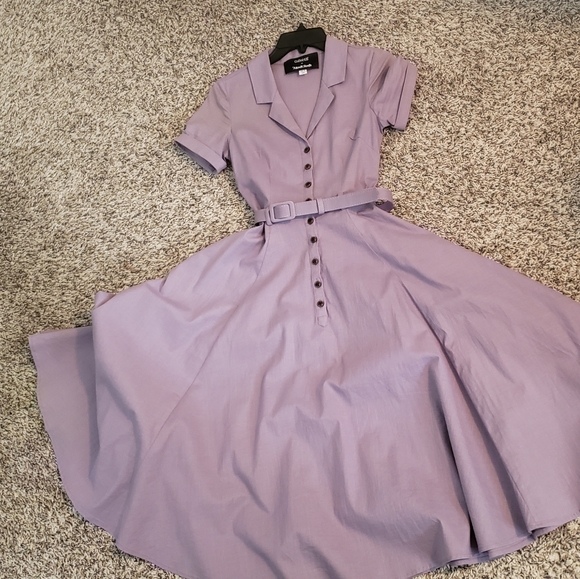 Modcloth Shirtless Dress 1950's Style A-line - Picture 4 of 5